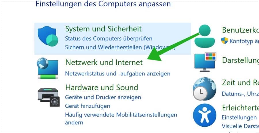 Netzwerk und Internet