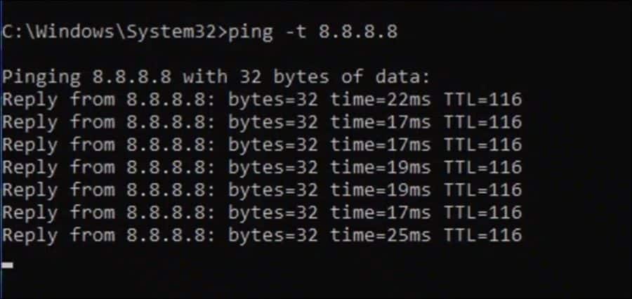 ping befehl ausführen