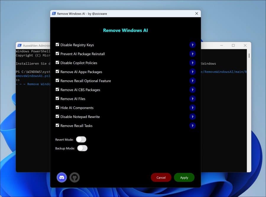 Entfernen Sie alle KI-Funktionen aus Windows 11