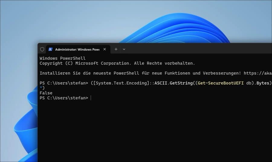 Überprüfen, ob die neuen Secure Boot-Zertifikate vorhanden sind